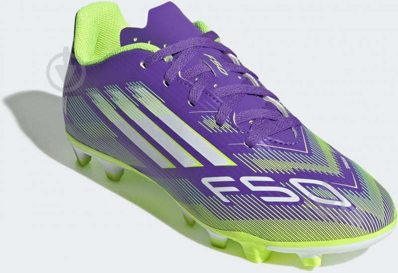 Бутсы Adidas F50 CLUB FG/MG J JI0030 р.36 2/3 фиолетовый - фото 3 Бутсы Adidas F50 CLUB FG/MG J JI0030 р.36 2/3 фиолетовый - фото 3