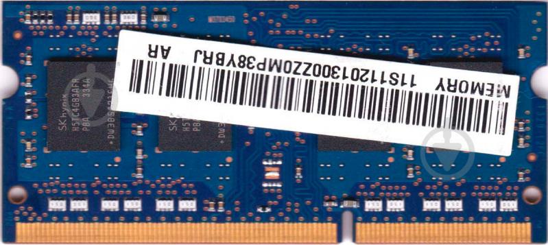 Оперативна пам'ять Hynix SODIMM DDR3 4 GB (1x4GB) 1600 MHz (HMT351S6CFR8C-PBN0 / HMT451S6AFR) - фото 2