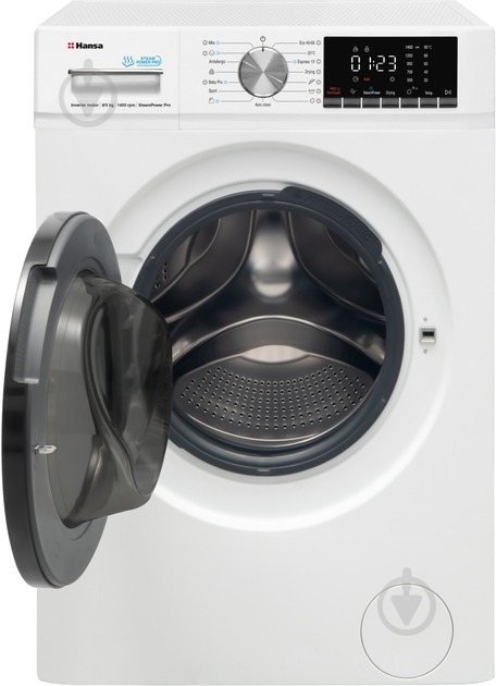 Стиральная машина с сушкой Hansa WDHG814481W - фото 4 Стиральная машина с сушкой Hansa WDHG814481W - фото 4