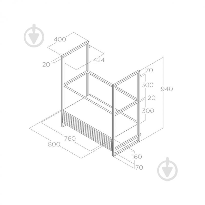 Вытяжка Elica OPEN SUITE BL/F/80 - фото 6