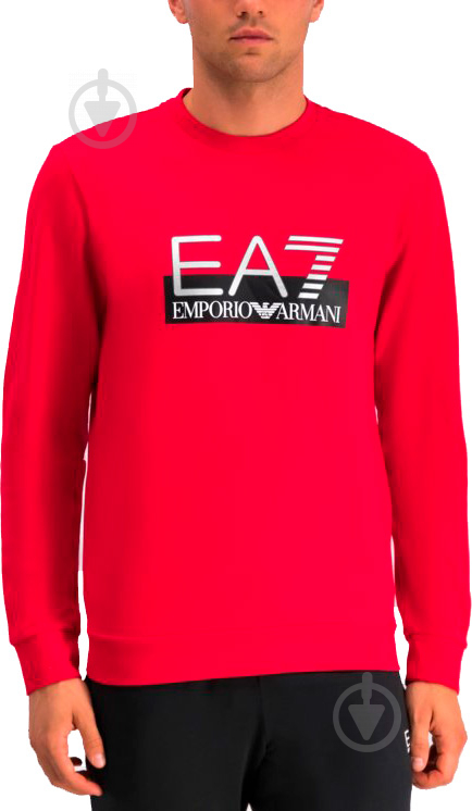 Світшот EA7 JERSEY_SWEATSHIRT 6GPM60-PJ05Z-1450 р. M червоний - фото 3