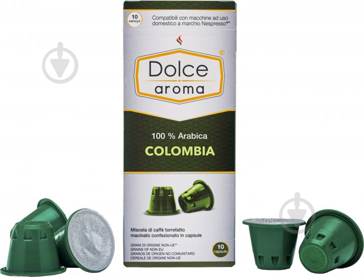 Кофе в капсулах Dolce Aroma COLOMBIA 10 шт для системы Nespresso - фото 2