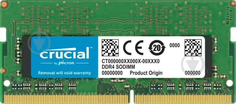 Оперативная память Micron SODIMM DDR4 32 GB (1x32GB) 2666 MHz (CT32G4SFD8266) - фото 1