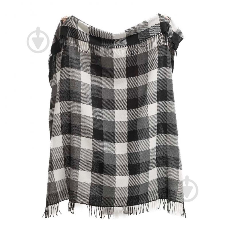 Плед Флора 140x200 см сірий Вултекс-С - фото 3