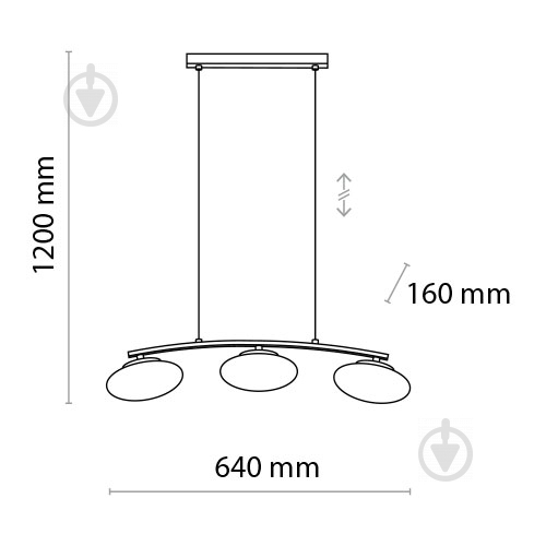 Подвес TK Lighting Marika 3x35 Вт G9 белый 3178 - фото 2