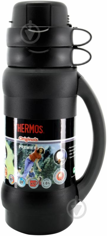 Термос 1 л черный 34-100 Thermos - фото 1