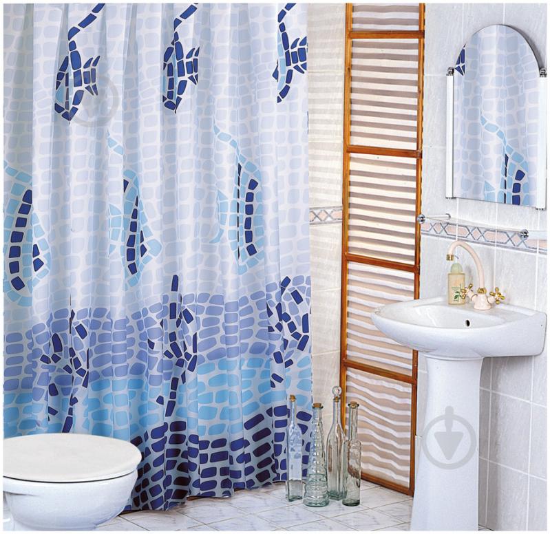 Шторка для ванной VONALDI MOSAIC WAVE - фото 2