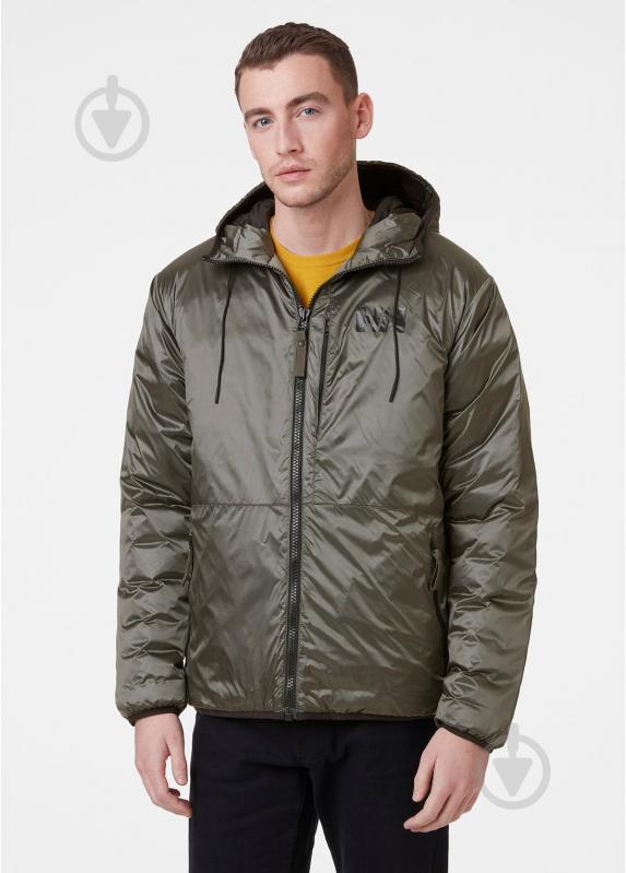 Куртка мужская зимняя Helly Hansen ACTIVE INSULATED JACKET 53524_482 р.S зеленая - фото 2