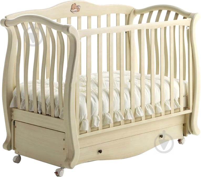 Кроватка детская Baby Italia 150х76 ANDREA LUX G/IVORY - фото 1