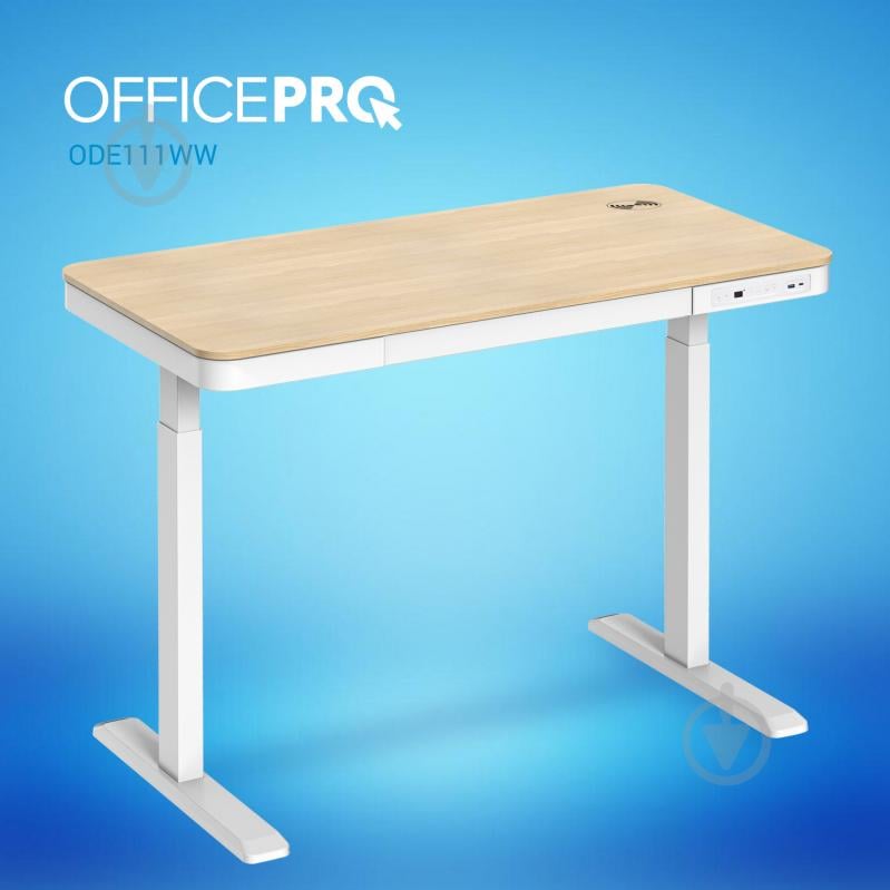 Стол компьютерный OfficePro ODE111WW белый - фото 13