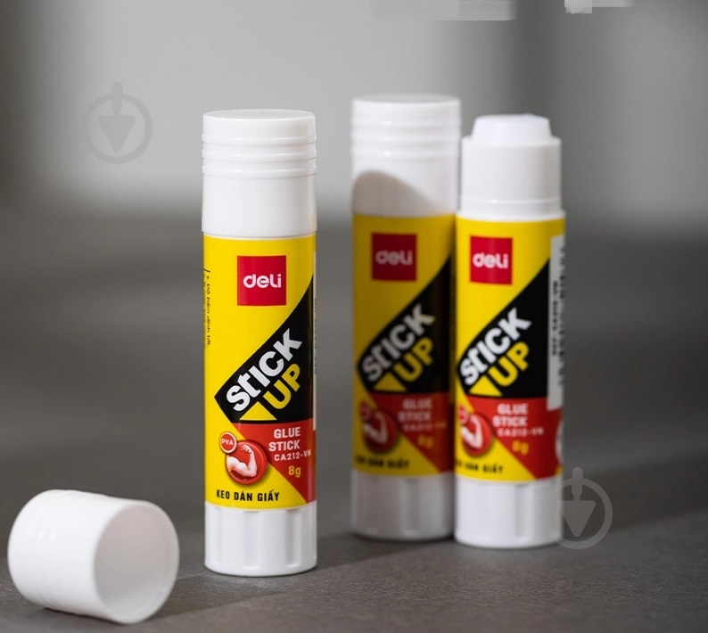 Клей-карандаш 7101E 9 г PVA Deli - фото 4