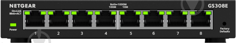 Комутатор NETGEAR GS308E-100PES - фото 3