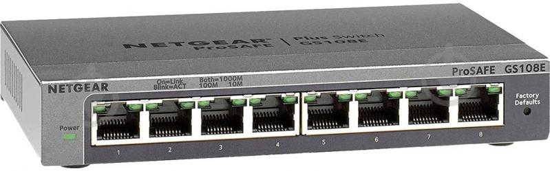 Коммутатор NETGEAR GS108E - фото 1