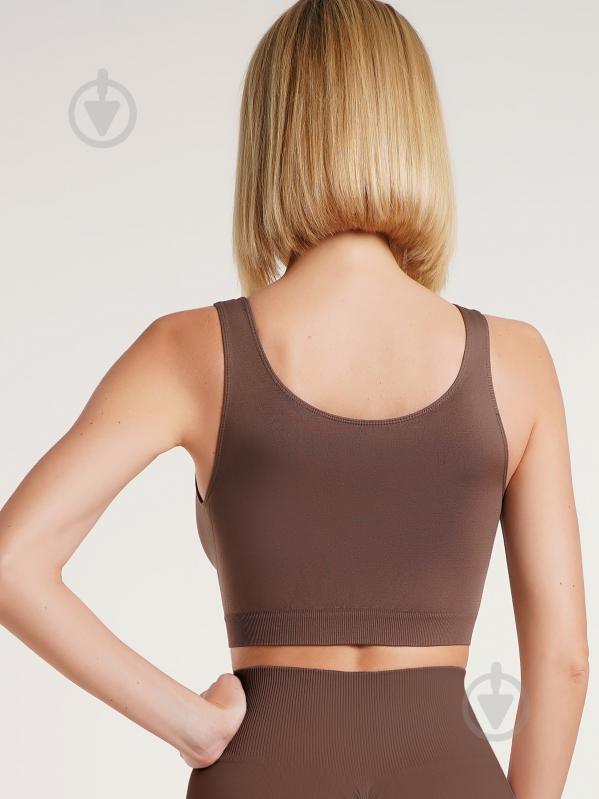Топ Giulia Tank top deep taupe р.S/M коричневый - фото 2 Топ Giulia Tank top deep taupe р.S/M коричневый - фото 2