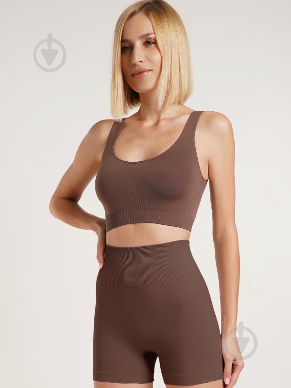 Топ Giulia Tank top deep taupe р.S/M коричневый - фото 3 Топ Giulia Tank top deep taupe р.S/M коричневый - фото 3