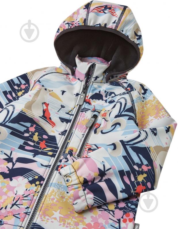 Куртка для девочек Reima Softshell Vantti р.92 сиреневый 5100009B-4203 - фото 4