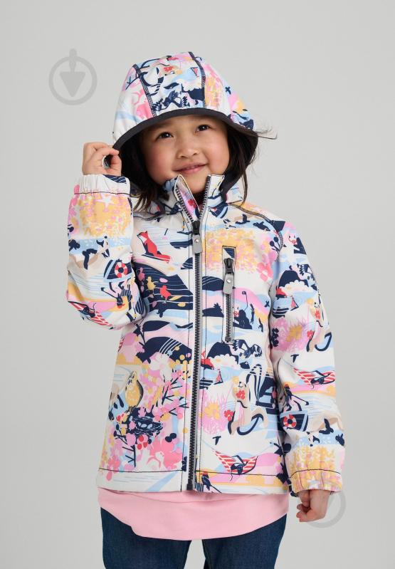 Куртка для девочек Reima Softshell Vantti р.92 сиреневый 5100009B-4203 - фото 10