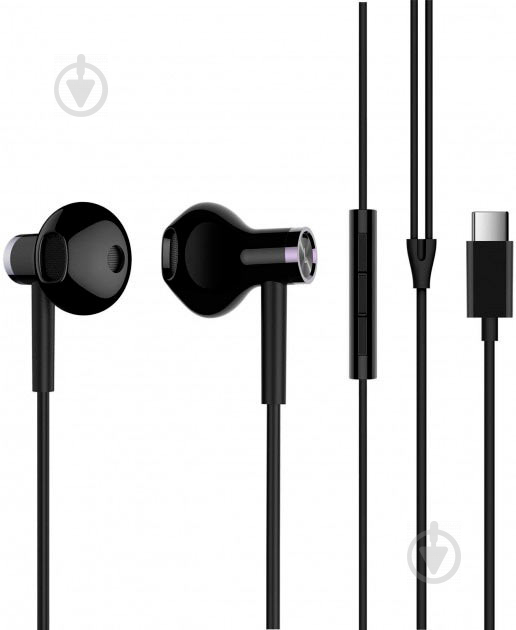 Навушники Xiaomi Dual Driver Type-C Earphones black (ZBW4435TY) - фото 1