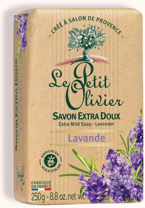 Мыло Le Petit Olivier Оливковое масло 250 г - фото 1