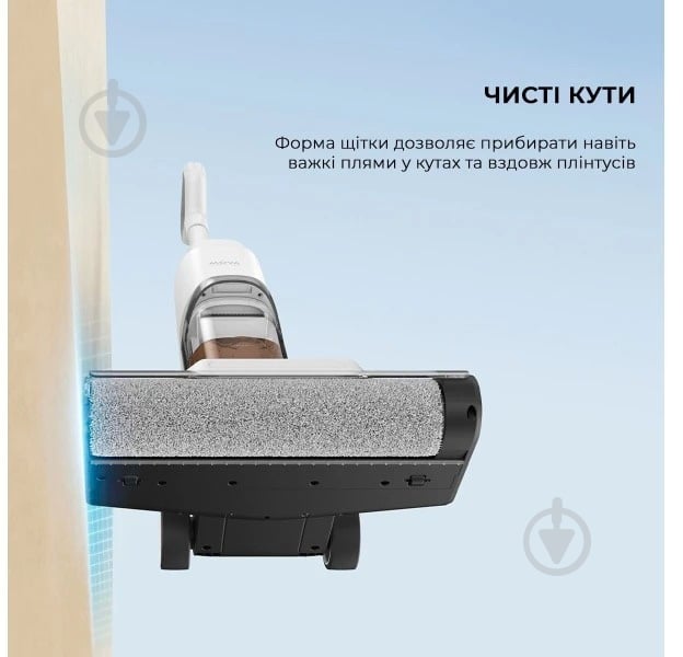 Пилосос акумуляторний MOVA Wet and Dry Vacuum K10 white - фото 7