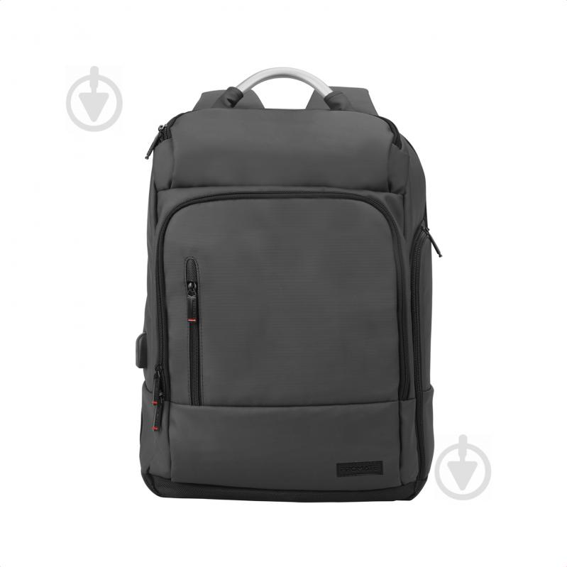 Рюкзак для ноутбука Promate TrekPack-BP 17.3" black (trekpack-bp.black) TrekPack-BP - фото 1