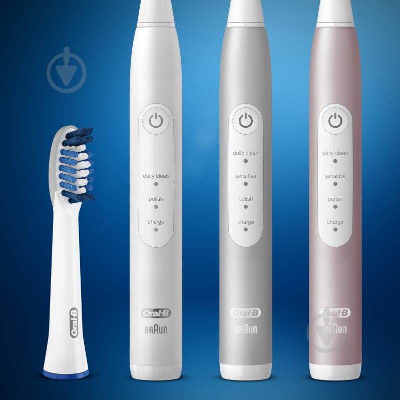 Электрическая зубная щетка Oral-B Pulsonic Slim Luxe 4900 черная и розовая - фото 5