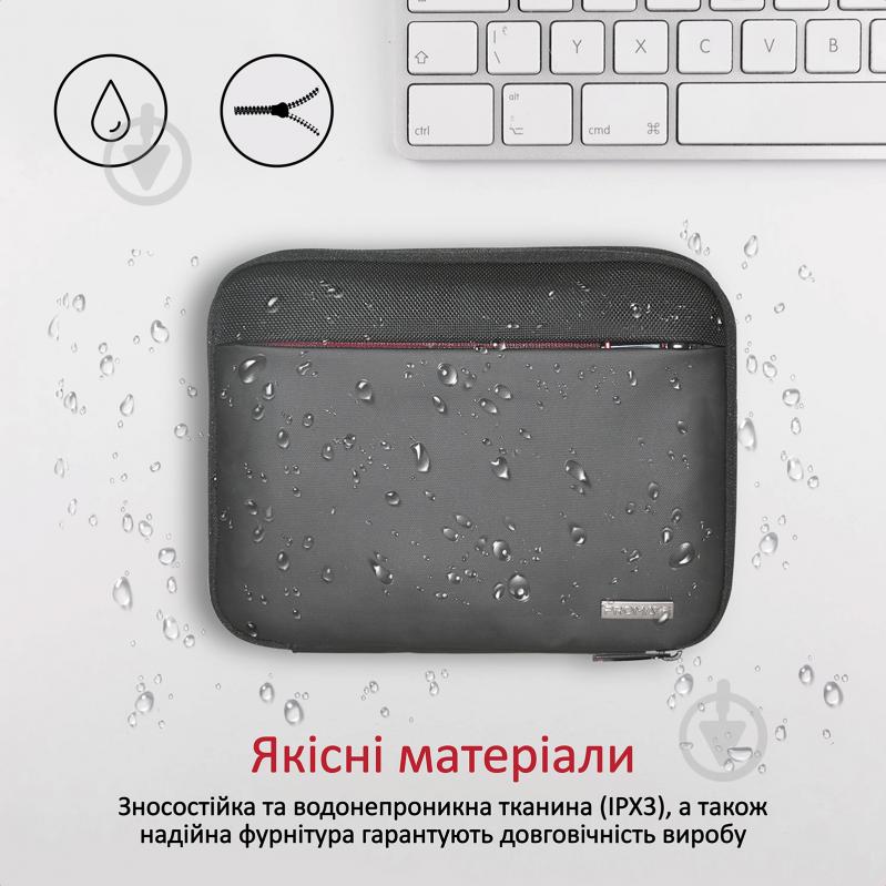 Сумка для планшета Promate PadMate black (padmate.black) PadMate 10” (padmate.black) - фото 6