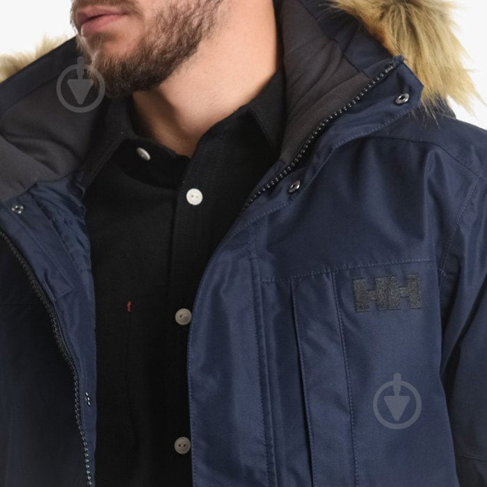 Куртка-парка чоловіча зимова Helly Hansen DUBLINER PARKA 54403_597 р.S синя - фото 4