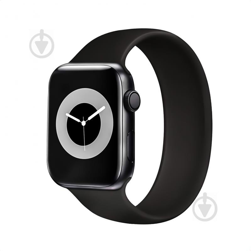 Ремінець Promate Loop-44L для Apple Watch 42-44 мм 1/2/3/4/5/6/7/SE Black (loop-44l.black) Loop-44L black loop-44l.black - фото 1