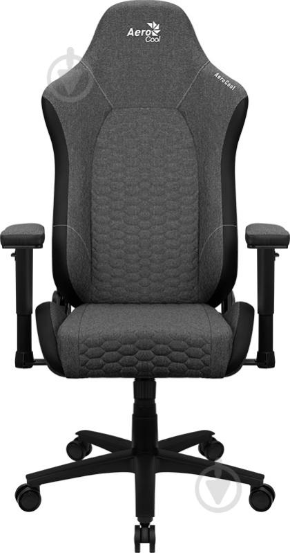 Кресло AeroCool Crown AeroWeave Ash Black черный - фото 7