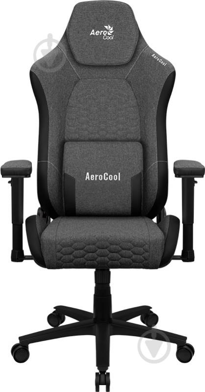 Кресло AeroCool Crown AeroWeave Ash Black черный - фото 1
