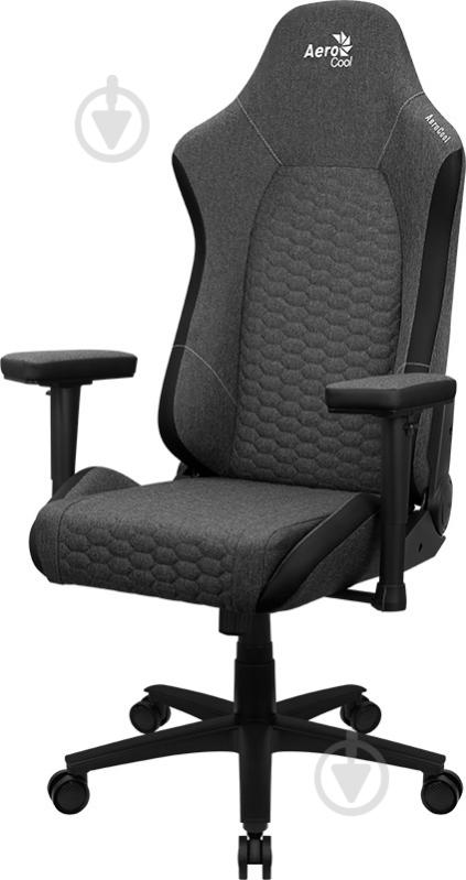 Кресло AeroCool Crown AeroWeave Ash Black черный - фото 6
