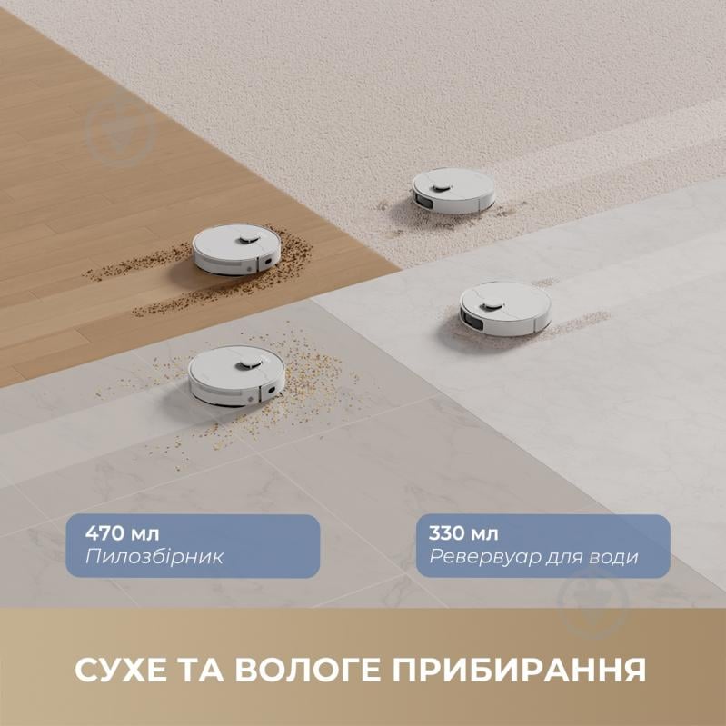 Робот-пилосос MOVA S10 (RLS42SA) white - фото 9