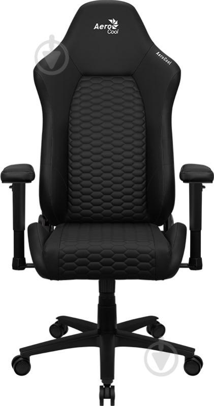 Кресло AeroCool Crown Leatherette All Black черный - фото 6