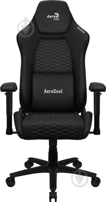 ᐉ Кресло AeroCool Crown Leatherette All Black черный • Купить в Киеве ...