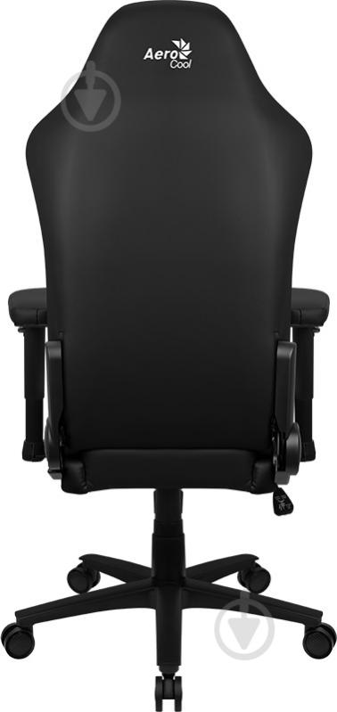 Кресло AeroCool Crown Leatherette All Black черный - фото 4