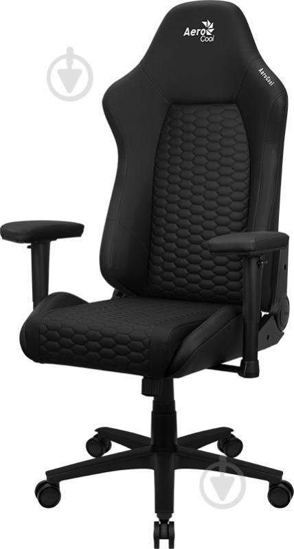 Кресло AeroCool Crown Leatherette All Black черный - фото 8
