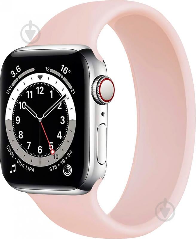 Ремінець Promate Loop-44L для Apple Watch 42-44 мм 1/2/3/4/5/6/7/SE Pink (loop-44l.pink) Loop-44L pink loop-44l.pink - фото 1