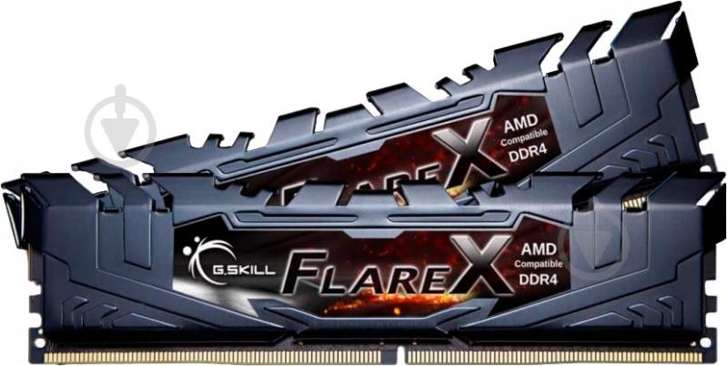 Оперативная память G.Skill DDR4 SDRAM 32 GB (2x16GB) 3200 MHz (F4-3200C16D-32GFX) FlareX - фото 2