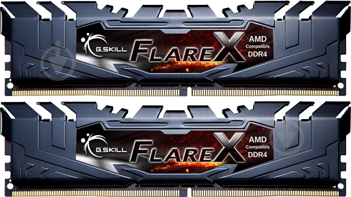 Оперативная память G.Skill DDR4 SDRAM 32 GB (2x16GB) 3200 MHz (F4-3200C16D-32GFX) FlareX - фото 3