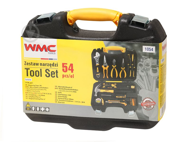 Набор ручного инструмента WMC TOOLS 54 шт. WT-1054 - фото 2