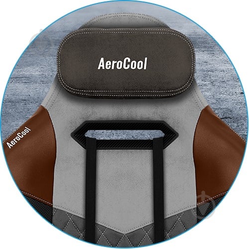 Крісло AeroCool Duke Ash Black чорно-сірий - фото 12