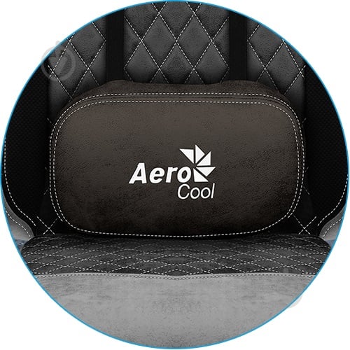 Крісло AeroCool Duke Ash Black чорно-сірий - фото 11