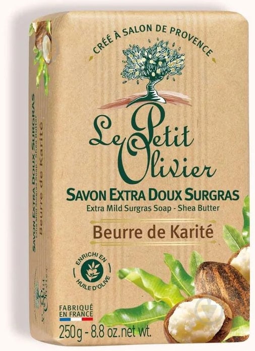 Мыло Le Petit Olivier Масло ши 250 г - фото 1
