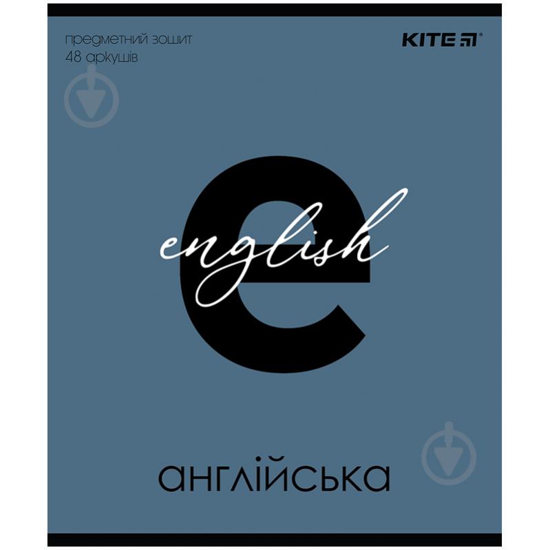 Тетрадь 48 лист. линейка Letters англ. язык K24-240-2 KITE - фото 1