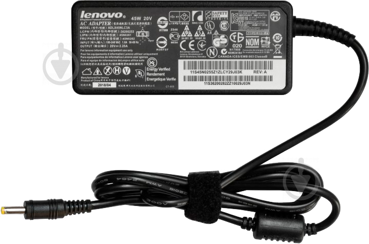 Блок питания для ноутбука Lenovo 45W (ACLEL45WS3) - фото 1