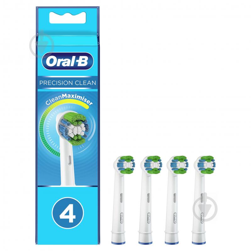Насадки для электрической зубной щетки Oral-B Precision Clean 4 шт./уп. - фото 1