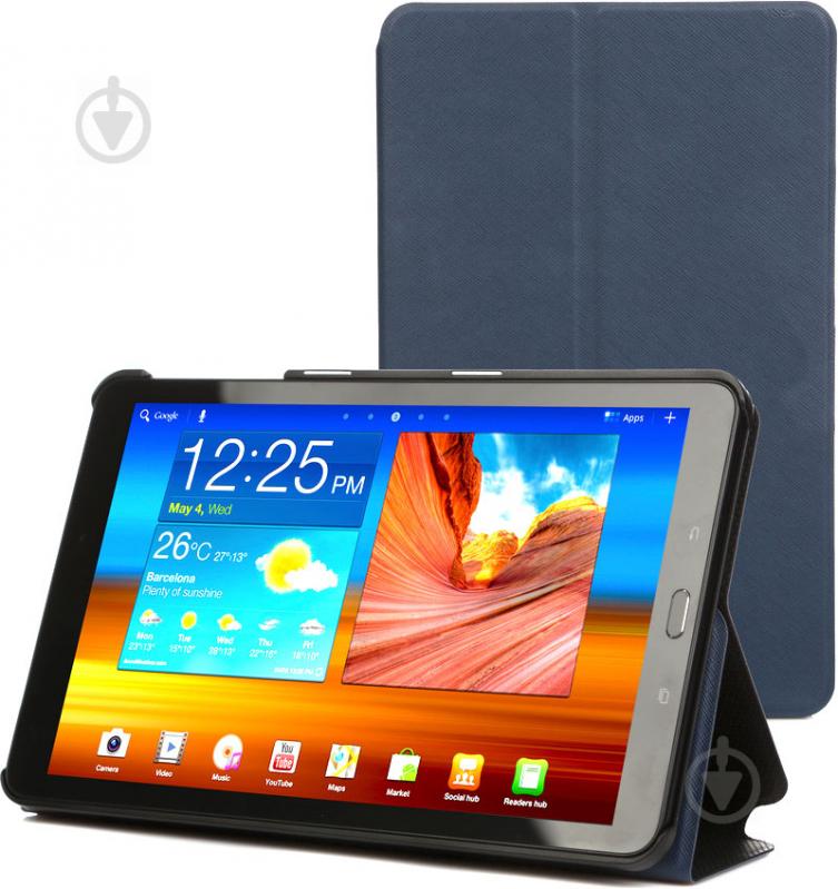 Чохол BeCover Premium Samsung Tab E T560/T561 navy blue (700594) - фото 2