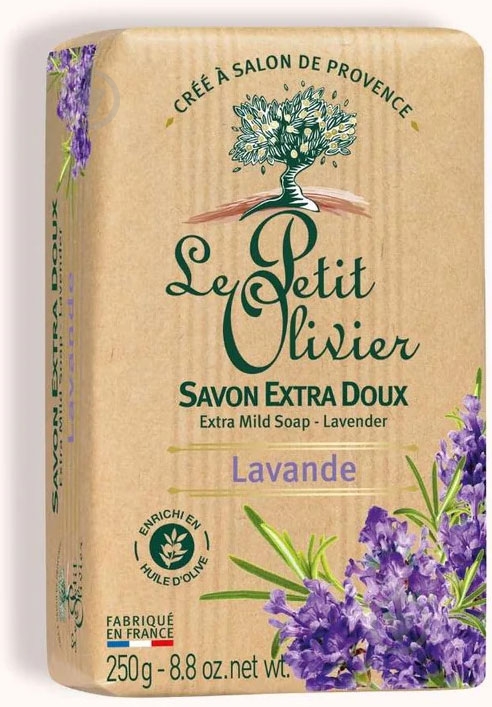 Мыло Le Petit Olivier Лаванда 250 г - фото 1