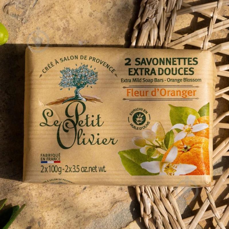 Мыло Le Petit Olivier Цветы 100 г 2 шт./уп. - фото 2
